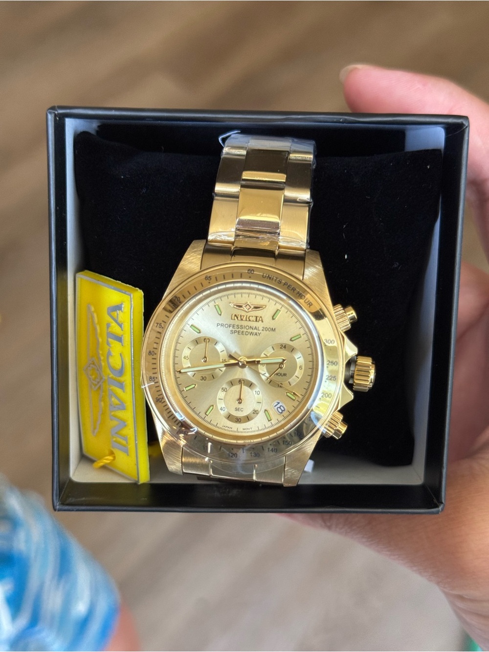 Invicta Speedway Gold Tone Men’s Watch - Brand New